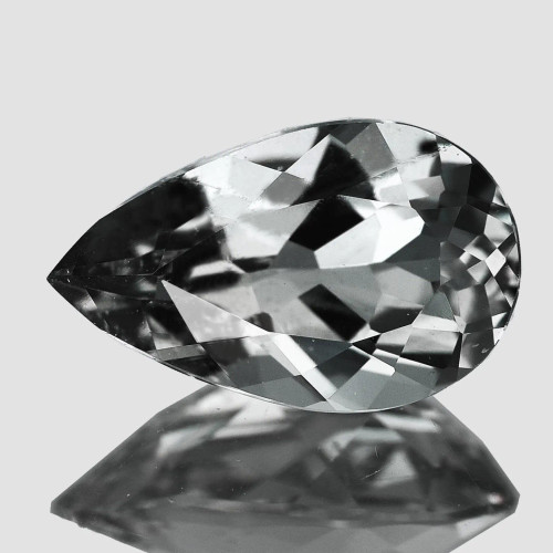 8.5x5.5 mm { 1.00 cts } Pear Brilliant Cut AAA Fire Natural Titanium Beryl { Flawless-VVS}