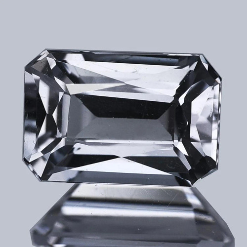 8.5x5.5 mm { 1.27 carat } Octagon Emerald Cut AAA Fire Natural Titanium Beryl { Flawless-VVS}