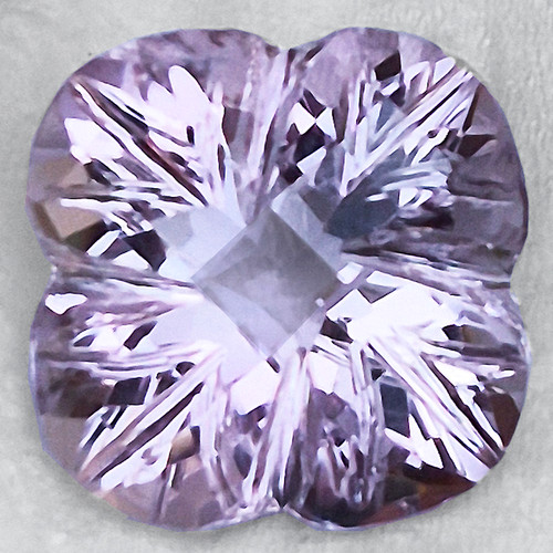 14.50 mm { 11.68 cts } Flower Precision Cut AAA Fire Natural Pink Purple Amethyst {Flawless-VVS1}