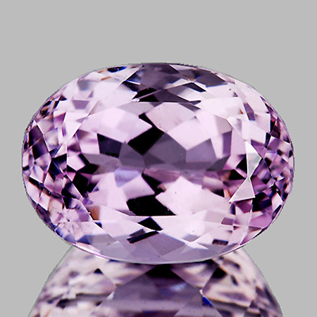 9x7 mm { 2.64 cts } Oval Brilliant Cut Extreme Brilliancy Natural Pink Kunzite (Flawless-VVS)--AAA Grade