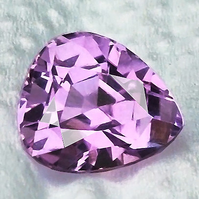 10x9 mm { 3.94 cts} Pear Best AAA Fire Intense AAA Pink Kunzite Natural {Flawless-VVS}--AAA Grade