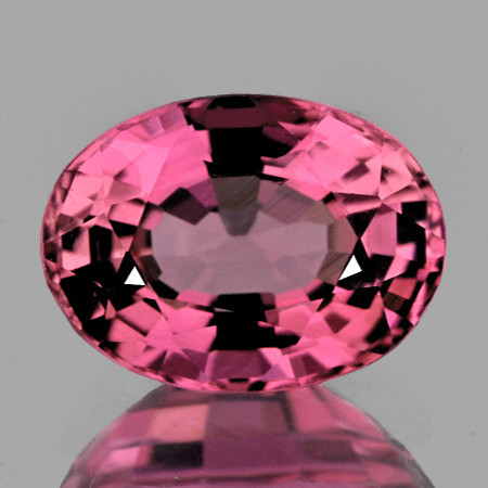 8x6 mm { 1.50 cts } Oval Cut Best AAA Fire Natural AAA Pink Tourmaline Natural {VVS}--AAA Grade