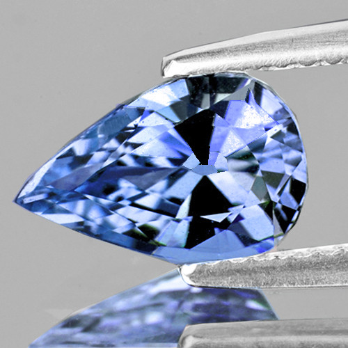 9x6 mm { 1.33 cts } Pear AAA Fire Natural Ceylon Blue Sapphire {Flawless-VVS}