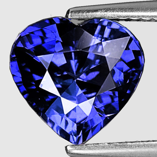 5.00 mm Heart AAA Fire Natural AAA Ceylon Blue Sapphire {Flawless-VVS}--AAA Grade