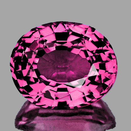 6x5 mm { 0.83 cts } Oval AAA Fire Premium Hot Pink Sapphire Natural {Flawless-VVS}--AAA Grade