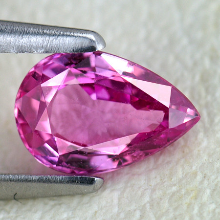 5x3 mm 1pc Pear AAA Fire Intense Pink Sapphire Natural {Flawless-VVS}--AAA Grade
