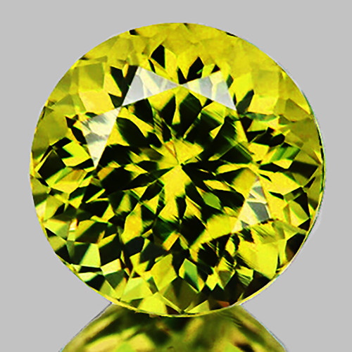 5.50 mm 1 pc Round Brilliant Cut Best AAA Fire Intense Lemon Yellow Mali Garnet Natural {Flawless-VVS}--Premium Grade