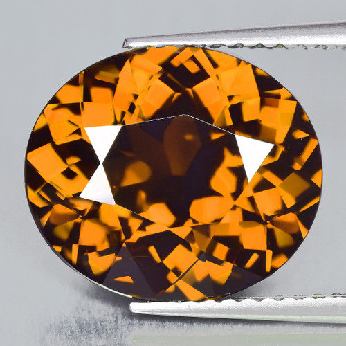 7x6 mm { 1.45 cts} Oval Brilliant Cut Best AAA Fire Intense Golden Yellow Mali Garnet Natural {Flawless-VVS}--AAA Grade