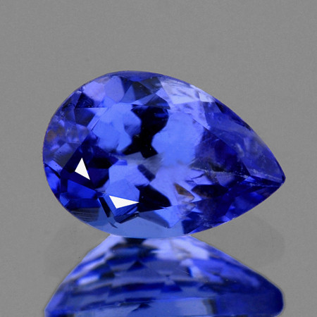 6x4 mm 1 pc Pear Brilliant Cut AAA Fire Intense Purple Blue Tanzanite Natural {Flawless-VVS}--AAA Grade