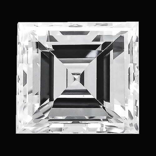 3x2.5 mm { 0.13 cts} Baguette Emerald Cut Natural White Diamond Color F {VVS}