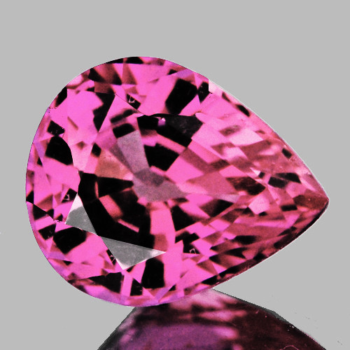 5x4 mm 1 pc Pear Best AAA Fire Intense AAA Pink Sapphire Natural {Flawless-VVS}--AAA Grade