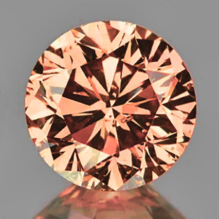 4.80 mm Round Brilliant Cut Best AAA Fire Natural Padparadscha Spinel {Flawless-VVS}--AAA Grade