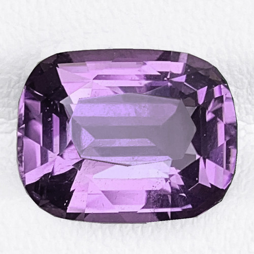 7.5x6 mm { 1.38 cts} Cushion AAA Fire Natural Purple Spinel {Flawless-VVS}