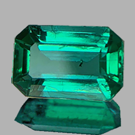 5x3 mm 1 pc Octagon Emerald Cut Best AAA Fire Premium Blue Green Emerald Natural (AAA Grade)
