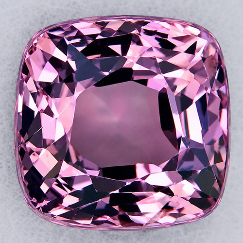5.50 mm { 1.05 cts } Cushion Extreme Brilliancy Natural Pink Spinel Natural {Flawless-VVS}--AAA Grade