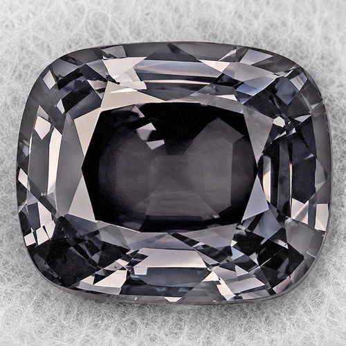 7.5x6 mm { 1.40 cts } Cushion AAA Fire Natural Titanium Spinel {Flawless-VVS}