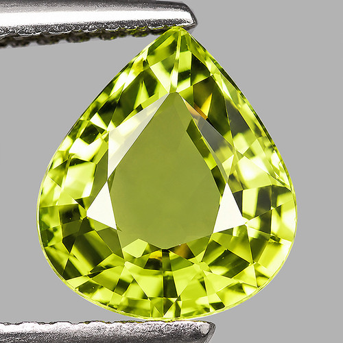 6.5x5.5 mm { 0.68 cts }Pear AAA Fire Natural Green Yellow Chrysoberyl Natural {Flawless-VVS}