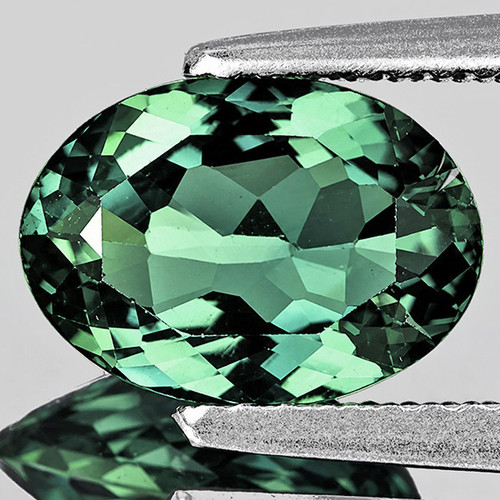 7x5 mm { 0.62 cts} Oval Brilliant Cut AAA Fire Natural Green Tourmaline {Flawless-VVS}