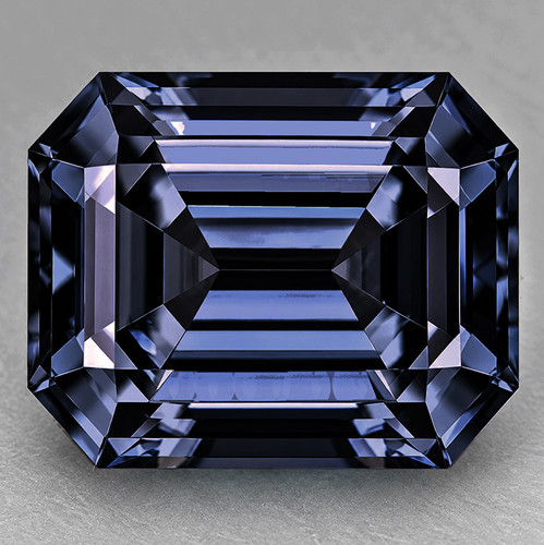 7x5 mm { 1.35 cts } Octagon Emerald Cut AAA Neon Titanium Blue Spinel Natural {Flawless-VVS}--AAA Grade