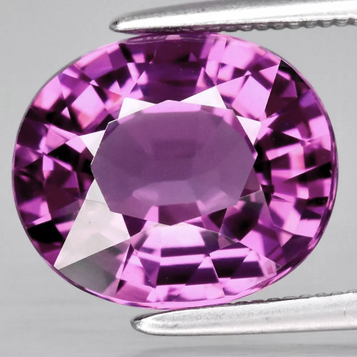 6.5x5.5 mm { 1.15 cts } Oval AAA Fire AAA Pink Violet Spinel Natural {Flawless-VVS}