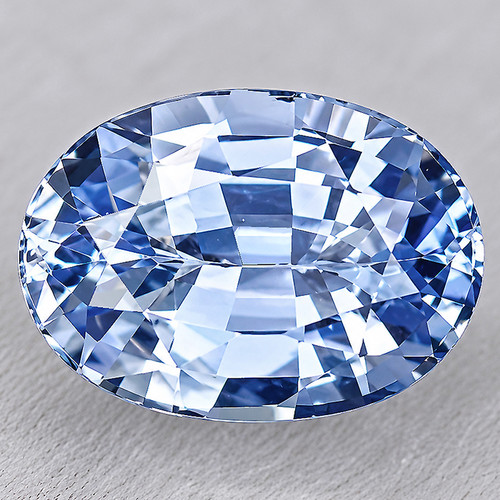 8.5x6 mm { 1.82 cts } Oval Extreme Brilliancy Natural Ceylon Blue Sapphire (Flawless-VVS)