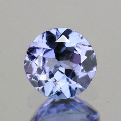 4.50 mm Round AAA Fire Purple Blue Tanzanite Natural {Flawless-VVS1}