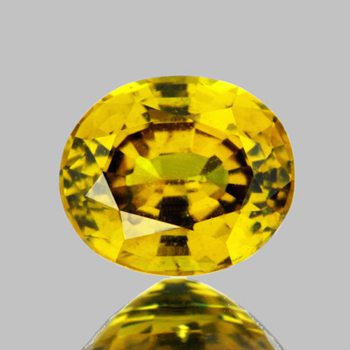 5.7x5 mm Oval {0.91 cts} AAA Fire Golden Yellow Mali Garnet Natural {VVS}