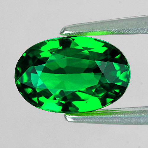 6x4 mm {0.61 cts} Oval AAA Fire AAA Emerald Green Tsavorite Garnet Natural {Flawless-VVS} --AAA Grade