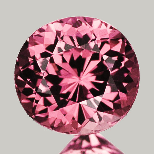 7.0x6.8 mm {1.33 cts } Semi Round Best AAA Fire AAA Pink Tourmaline Natural {VVS}