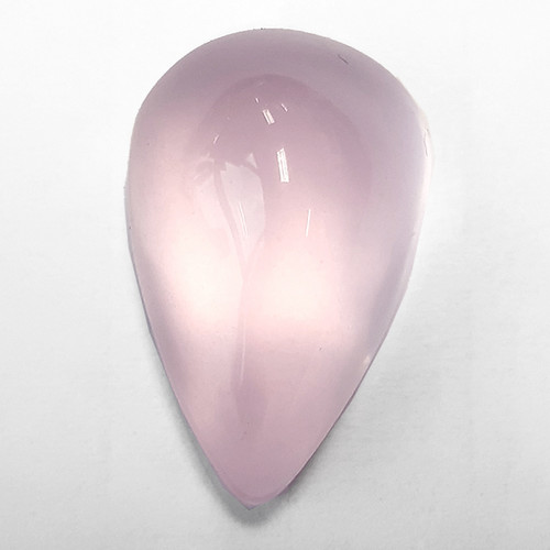 77.18 cts Pear Cabochon 34x21 mm Natural Pink Rose Quartz {Flawless-VVS}