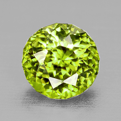 5.30 mm { 0.83 cts} Round AAA Fire AAA Green Yellow Mali Garnet Natural {Flawless-VVS}--AAA Grade