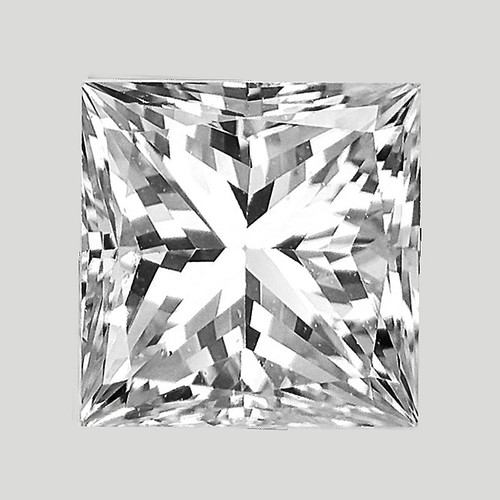 2.50 mm 1 pc Square Princess Cut Extreme Brilliancy Natural White Diamond Color D-F { VVS }--AAA Grade