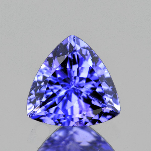 5.50 mm {0.50 cts} Trilliant AAA Fire Top Purple Blue Tanzanite Natural {Flawless-VVS}