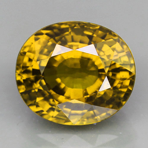 6.5x5.5 mm Oval {1.00 cts} Natural Golden Yellow Mali Garnet {VVS}