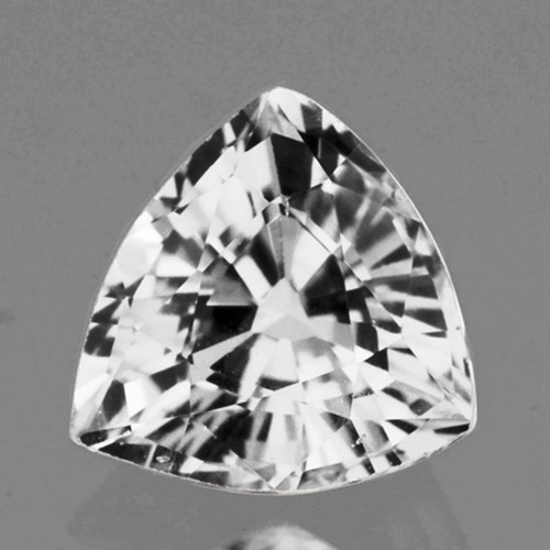 4.30mm 1pcs Trillion AAA Fire Natural White Sapphire {Flawless-VVS}