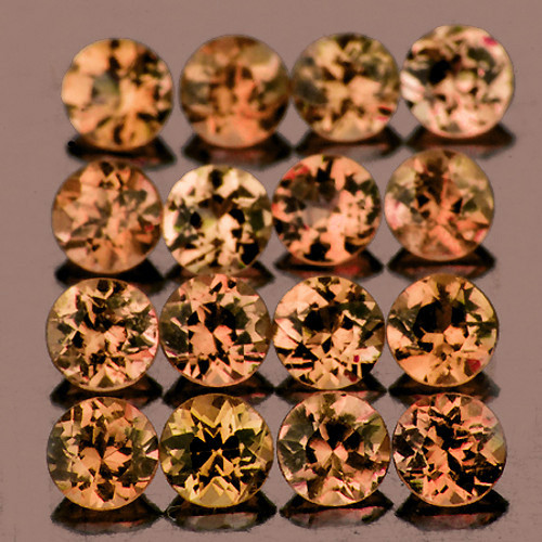 2.00 mm 20 pcs Round Extreme Brilliancy Natural Color Change Garnet { Flawless-VVS }