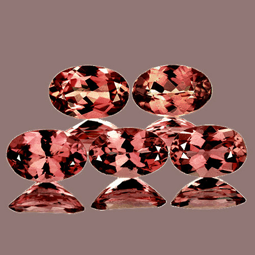 5x3mm 5pcs Oval AAA Fire Color Change Garnet Natural {Flawless-VVS}--AAA Grade