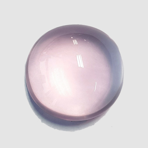 18.00 mm Round Cabochon Natural Untreated Pink Rose Quartz {Flawless-VVS}