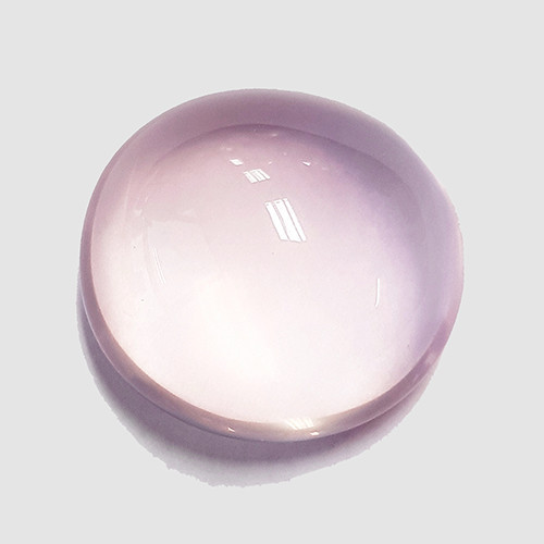 17.00 mm Round Cabochon Natural Untreated Pink Rose Quartz {Flawless-VVS}