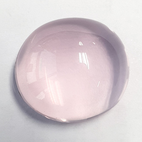 18.30 mm {24.27 cts} Round Cabochon Natural Untreated Pink Rose Quartz {Flawless-VVS}