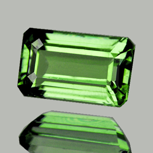 6.5x4 mm {0.68 cts} Octagon Cut AAA Fire Natural Mint Green Tsavorite Garnet {Flawless-VVS}