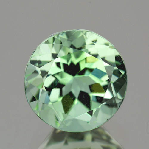 8.00 mm 1 pcs Round AAA Fire Natural Green Amethyst {Flawless-VVS1}