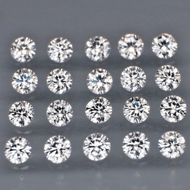 Buy Natural Red Zircon And Natural White Zircon Ring In Platinum Over Sterling Silver Size 10.0 3.25 Ctw