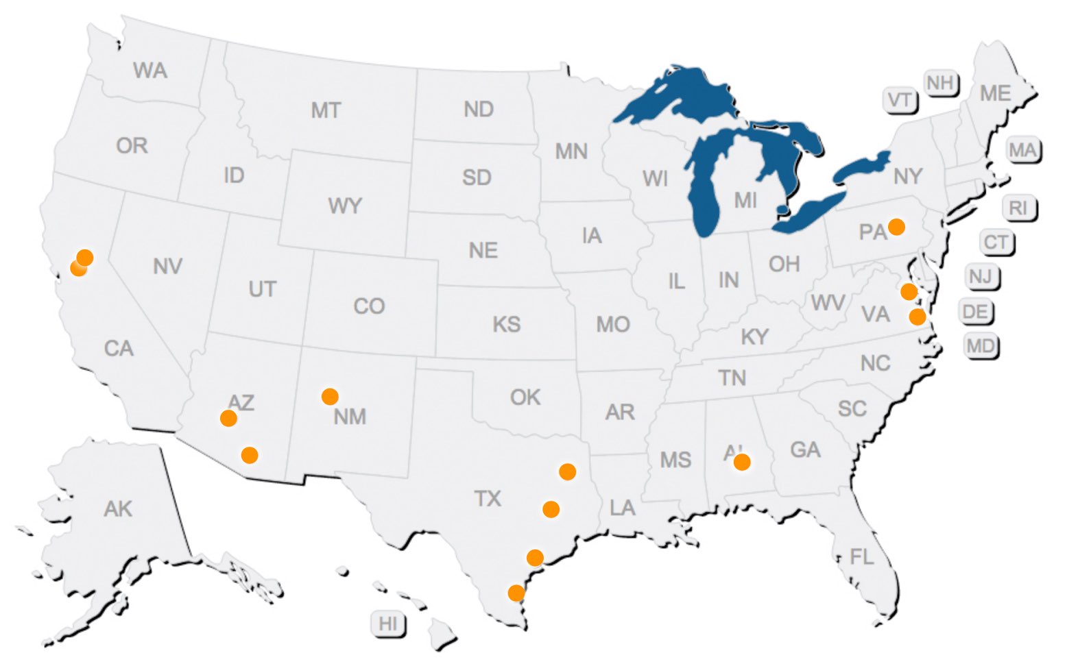 GSA Map