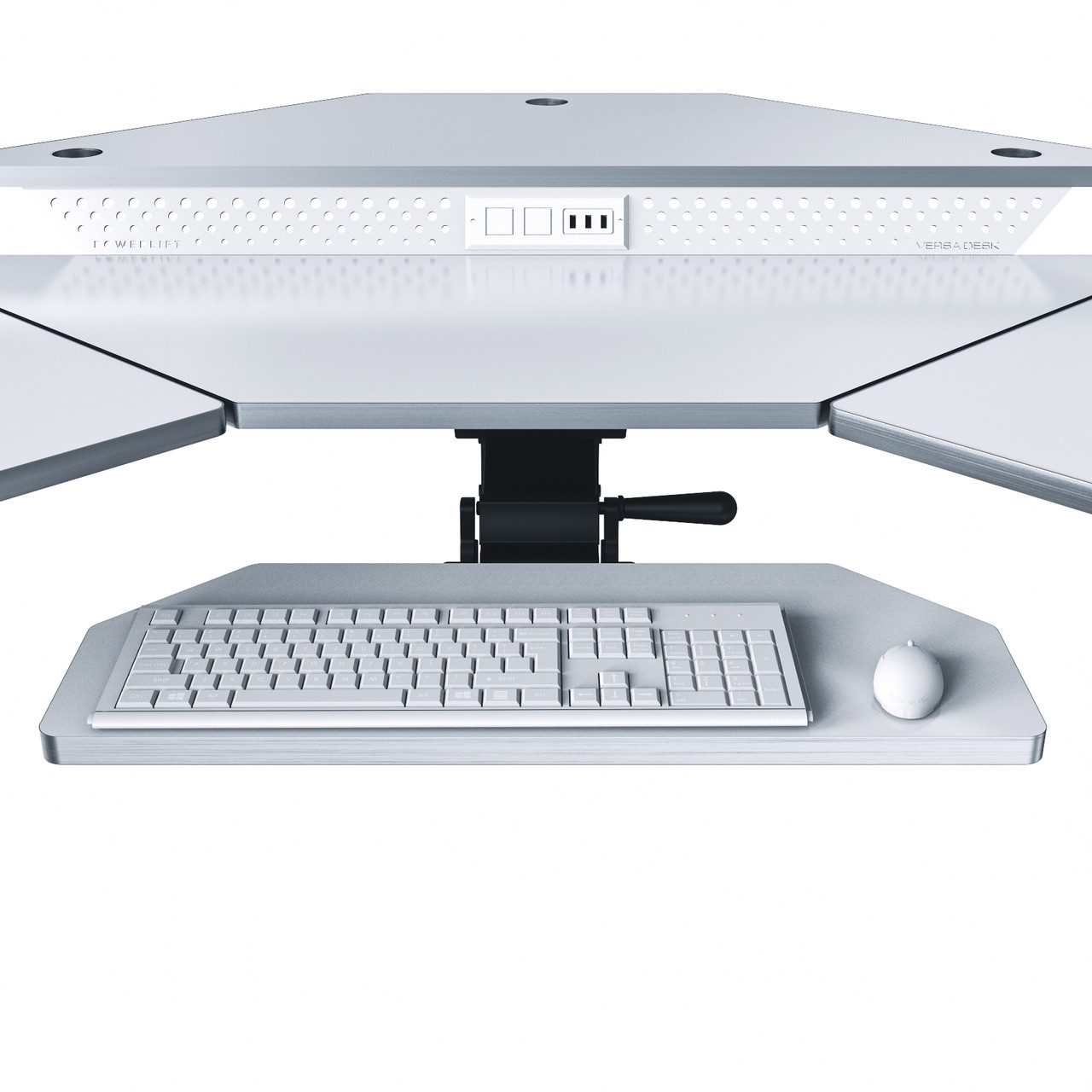PowerLift®️ Corner Keyboard Tray for Corner desk