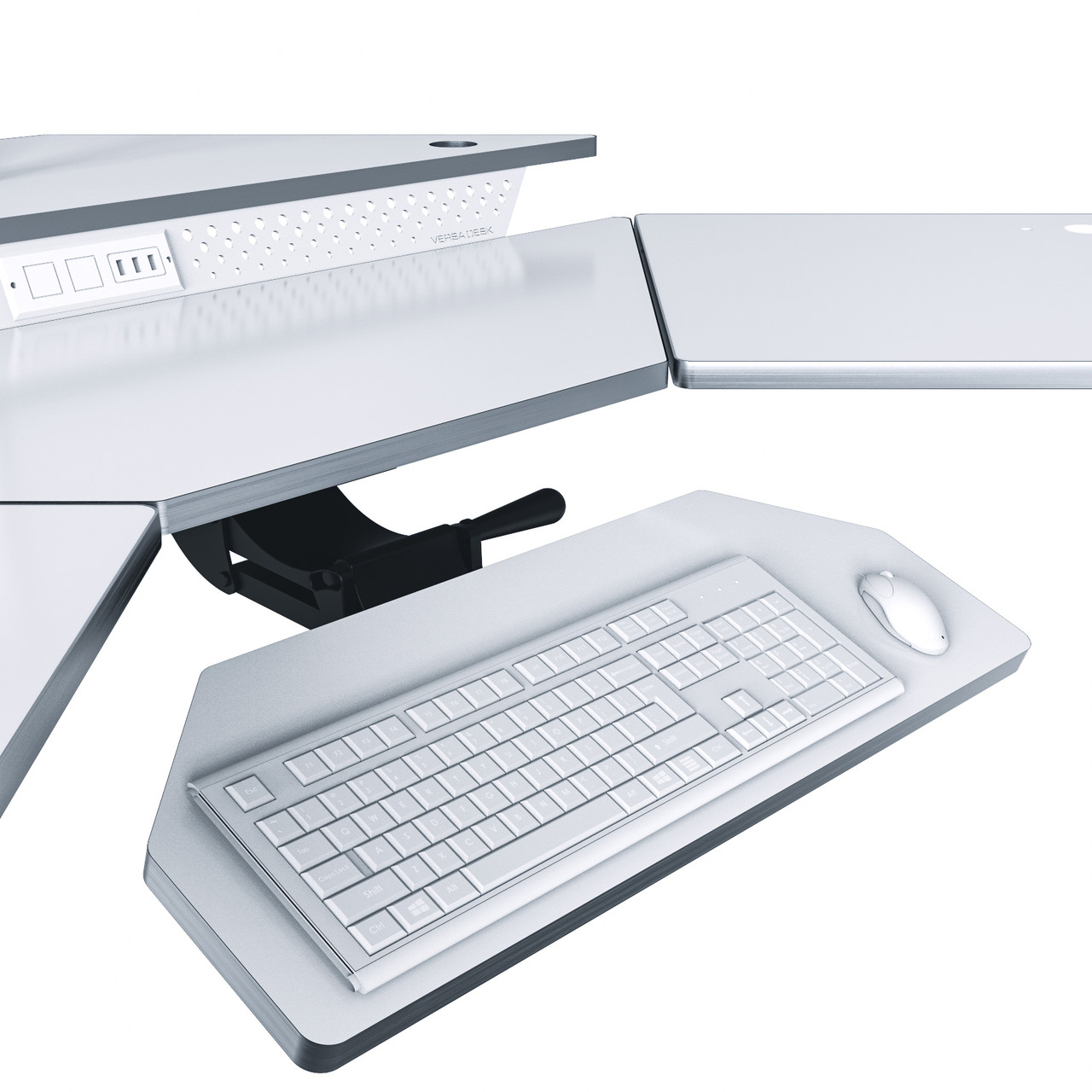 PowerLift®️ Corner Keyboard Tray for Corner desk