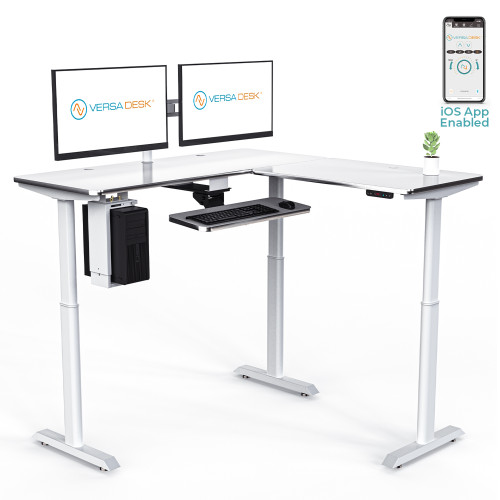 PowerLift® L-Shaped Standing Desk