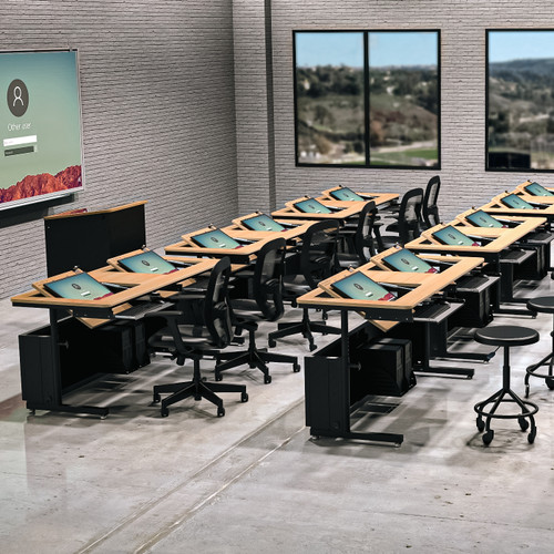 Revolution Computer Table, Height Adjustable - VersaTables