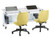 Revolution Computer Table for 2 Persons, Height Adjustable