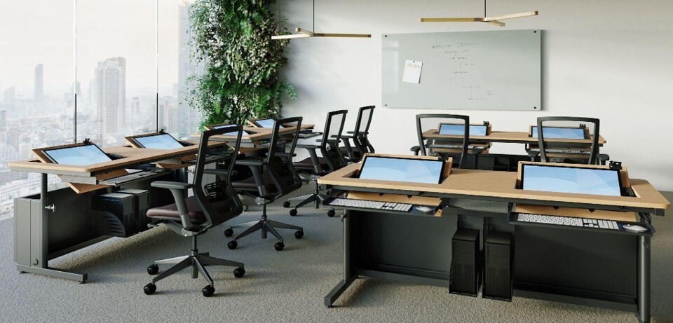 Standing desk converter, Standing Desks, Ergonomic Workstation, Office ...